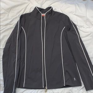Grey athletic jacket